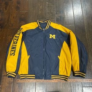 vintage Michigan St Wolverines Letterman Jacket- Steve And Barry’s M sz XL